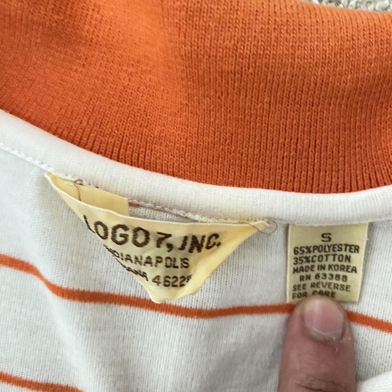 Vintage 1970s orange and white Florida Gators polo... - Depop