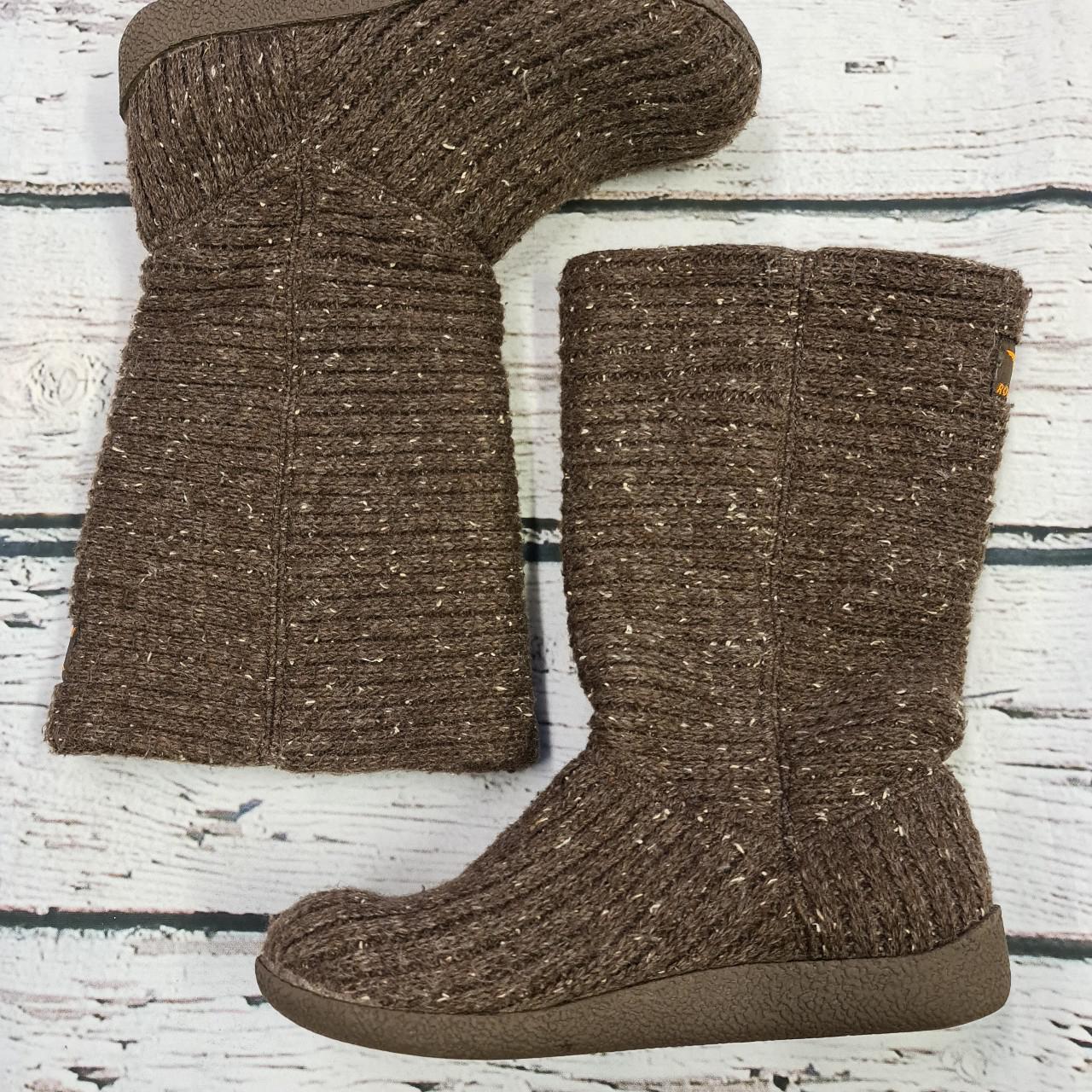 rocket dog knit boots