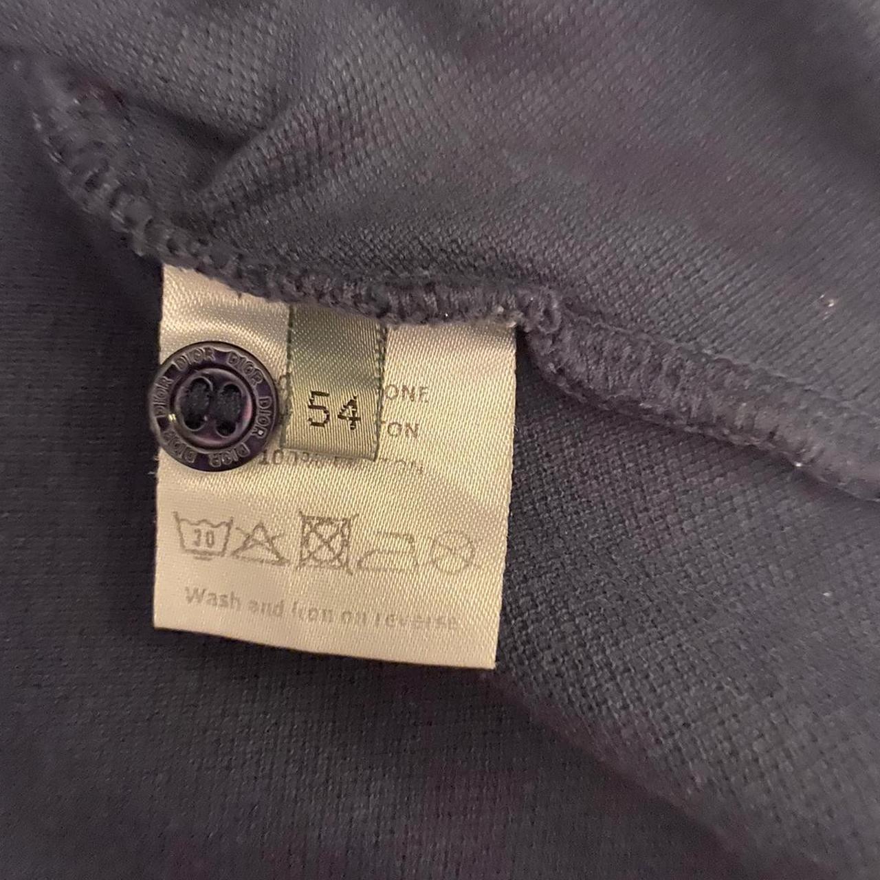 Men's Dior Polo Shirt...size 54 (L/XL)..nany blue... - Depop