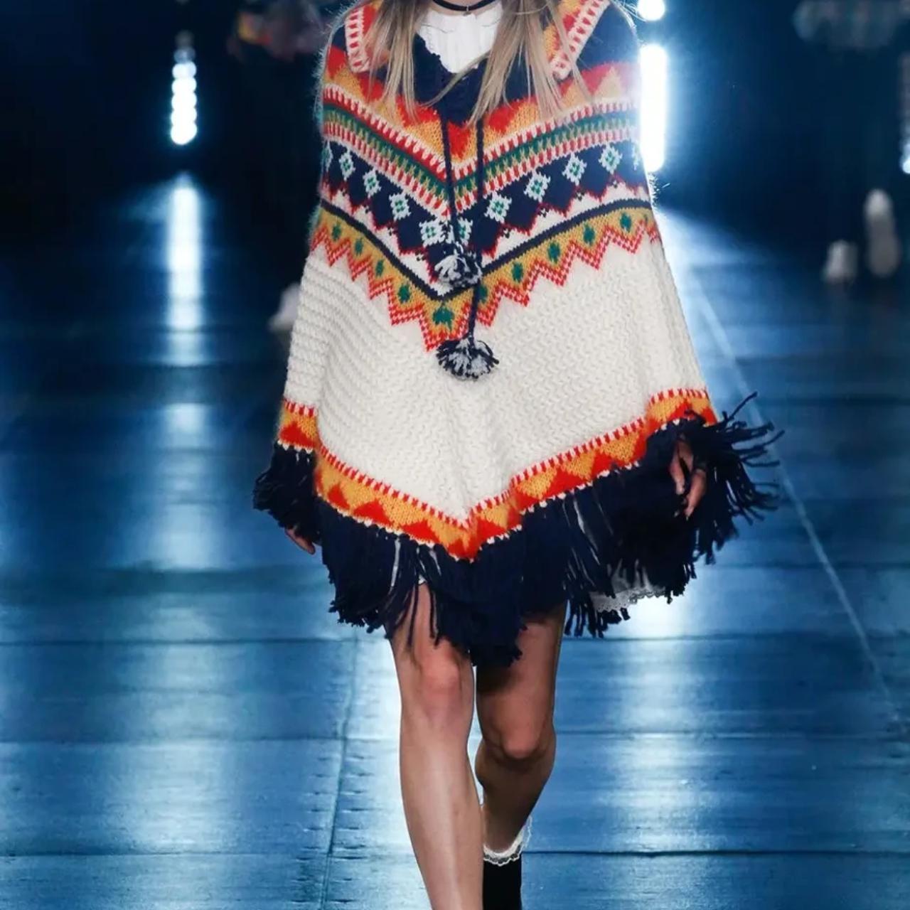 Saint Laurent SS16 Runway Fair Isle Knit Fringe | Depop