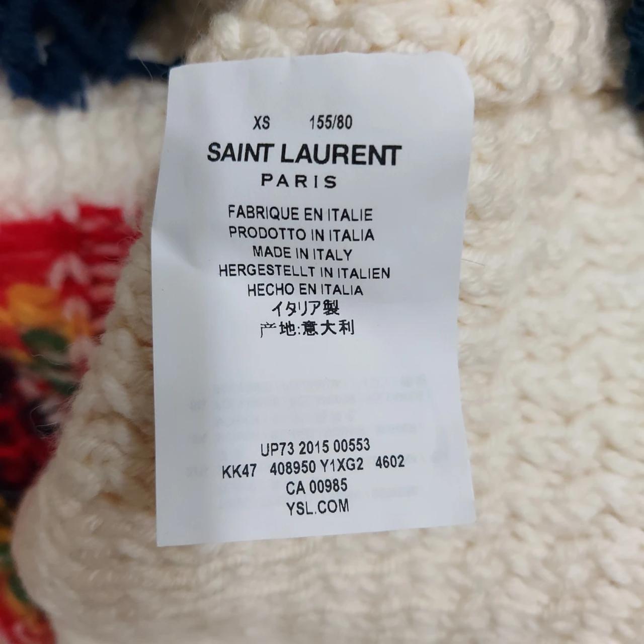 Saint Laurent SS16 Runway Fair Isle Knit Fringe | Depop