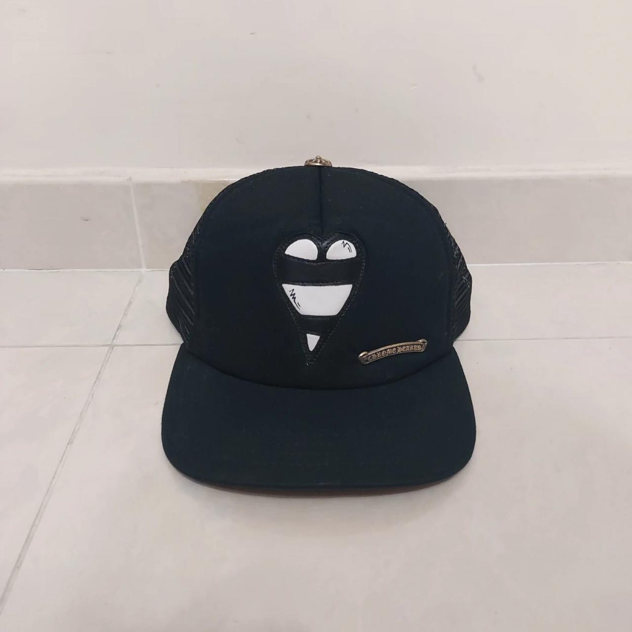 Chrome Hearts Matty Boy Heart Leather Patch Trucker | Depop