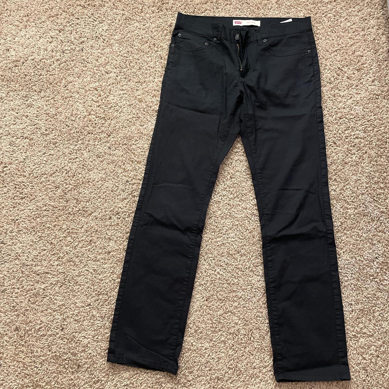Levi Black pants in great condition no damages at... - Depop