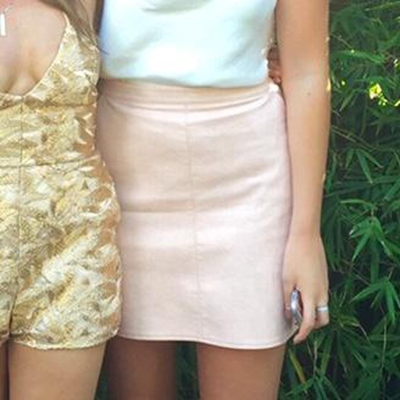 SPORTSGIRL size L Pink pretty faux leather... Depop