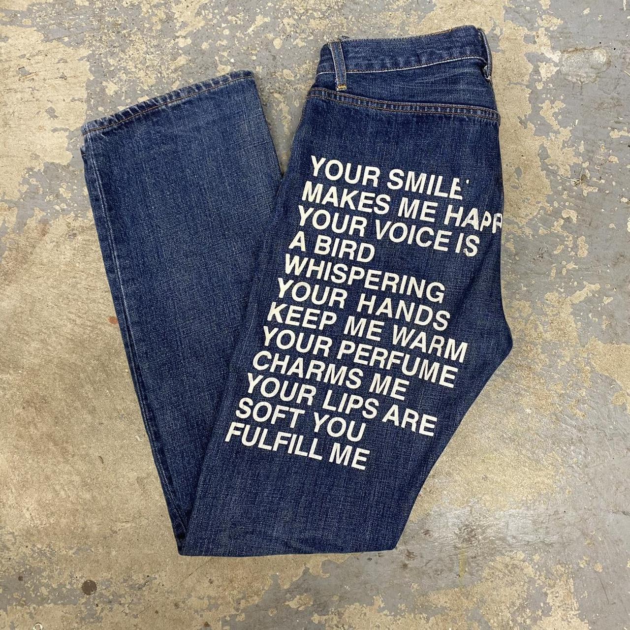 junya watanabe poem jeans