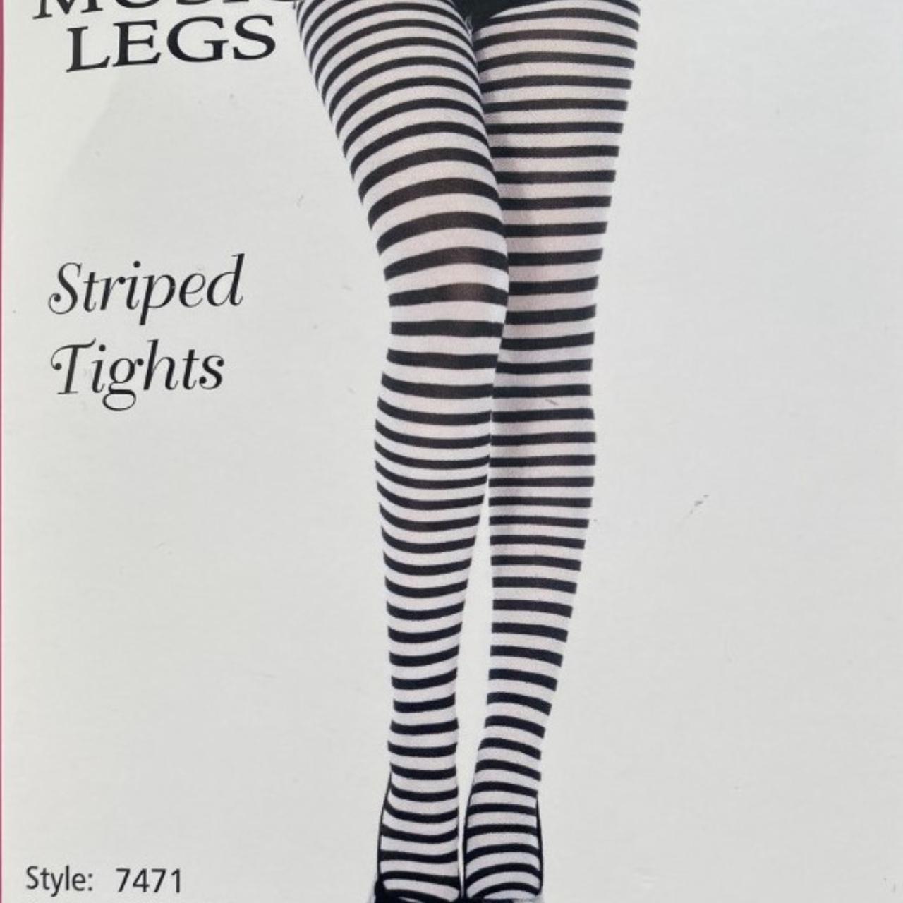 DESIGNER FASHION STRIPED TIGHTS FROM MUSIC... Depop