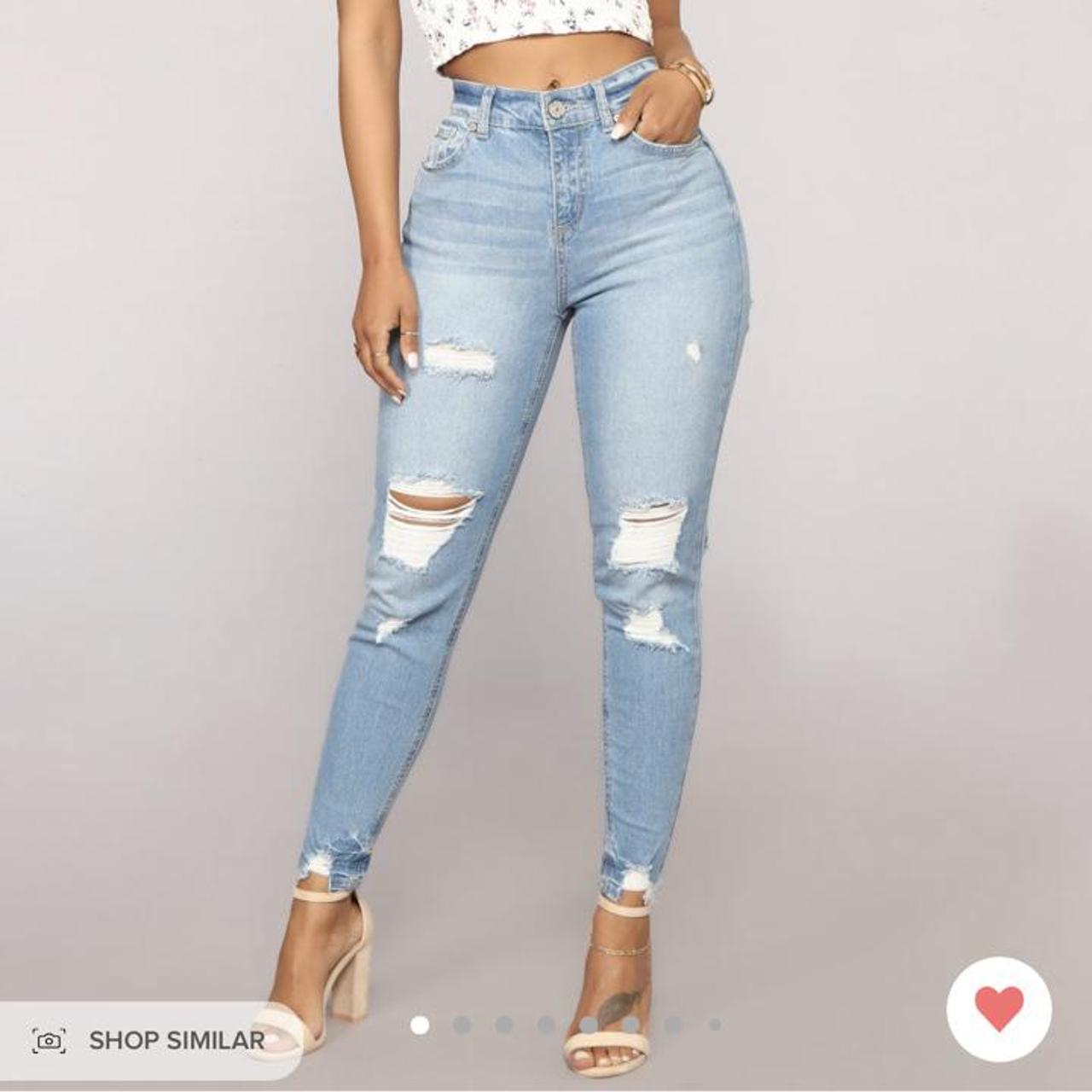 Fashion nova skinny jeans size 0 still has the tag... Depop