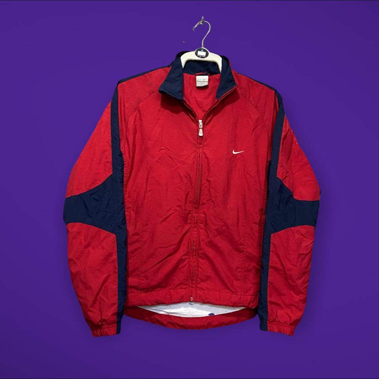 Vintage 00s Nike lined track jacket. This piece is... Depop