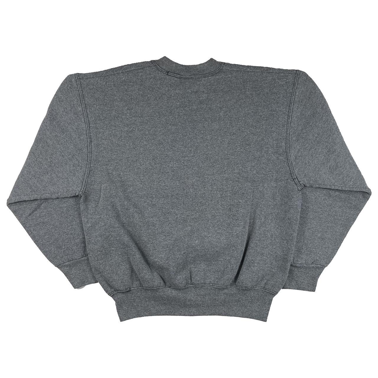 Vintage 1980s Blank Sweatshirt Grey BVD Made in... - Depop