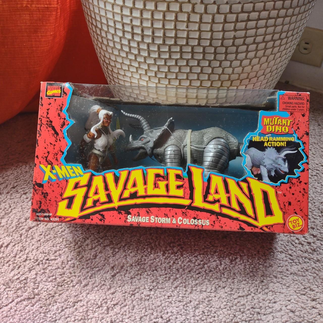 Vintage 1997 XMen Savage Land Storm and Colossus... Depop