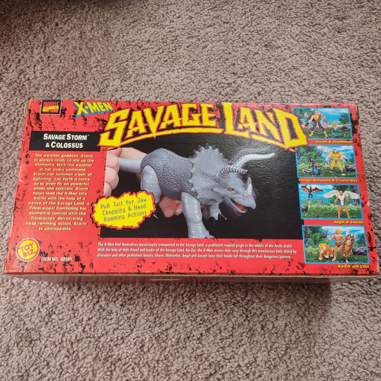 Vintage 1997 XMen Savage Land Storm and Colossus... Depop