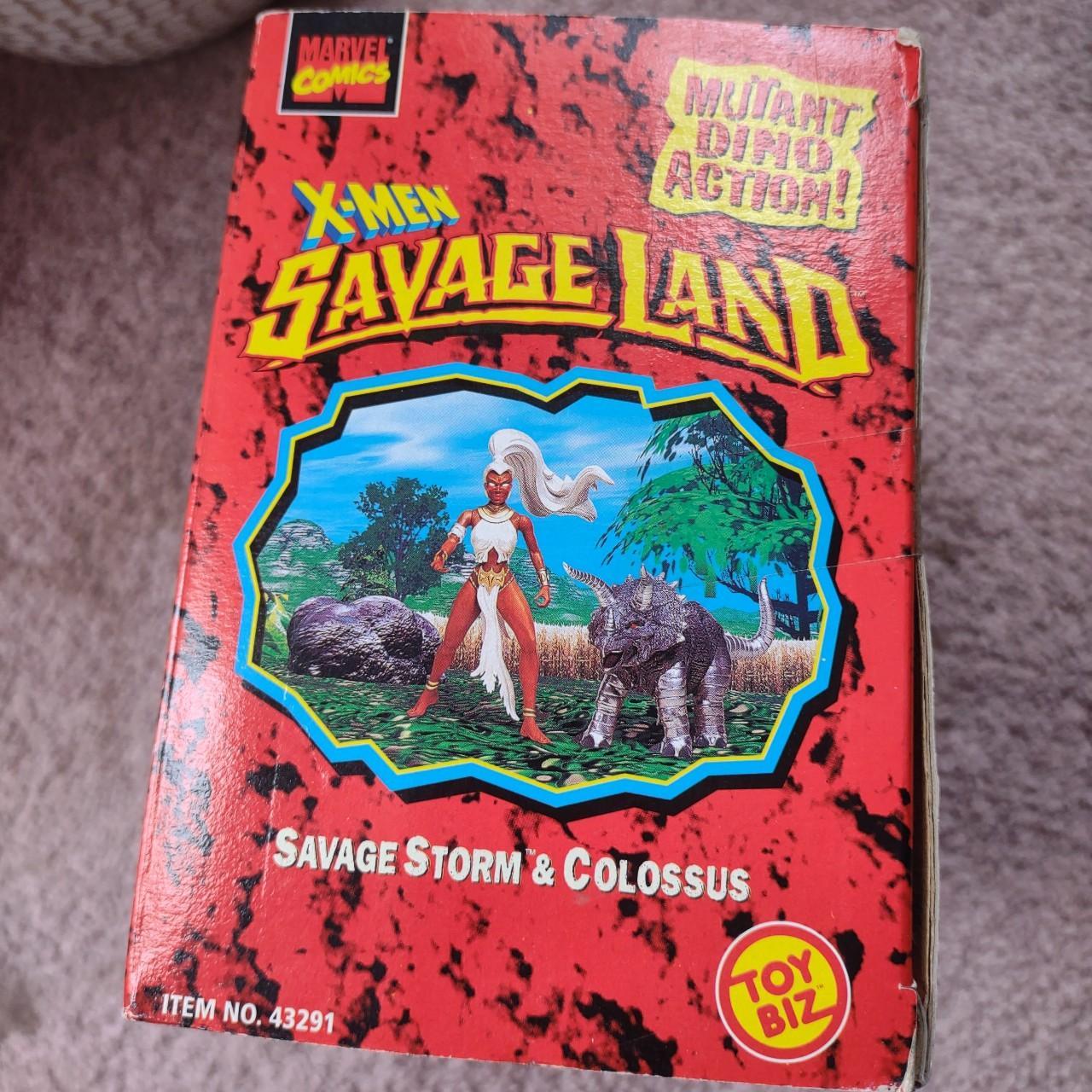 Vintage 1997 XMen Savage Land Storm and Colossus... Depop