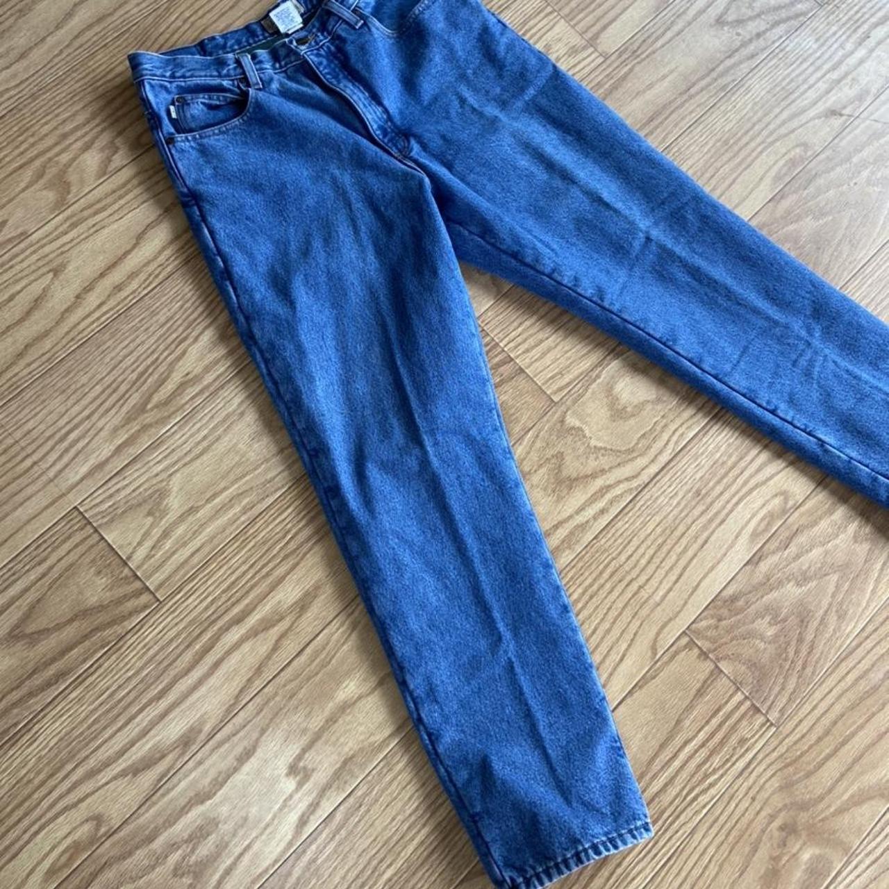L.L. Beans Classic Fit green fleece lined jeans Depop