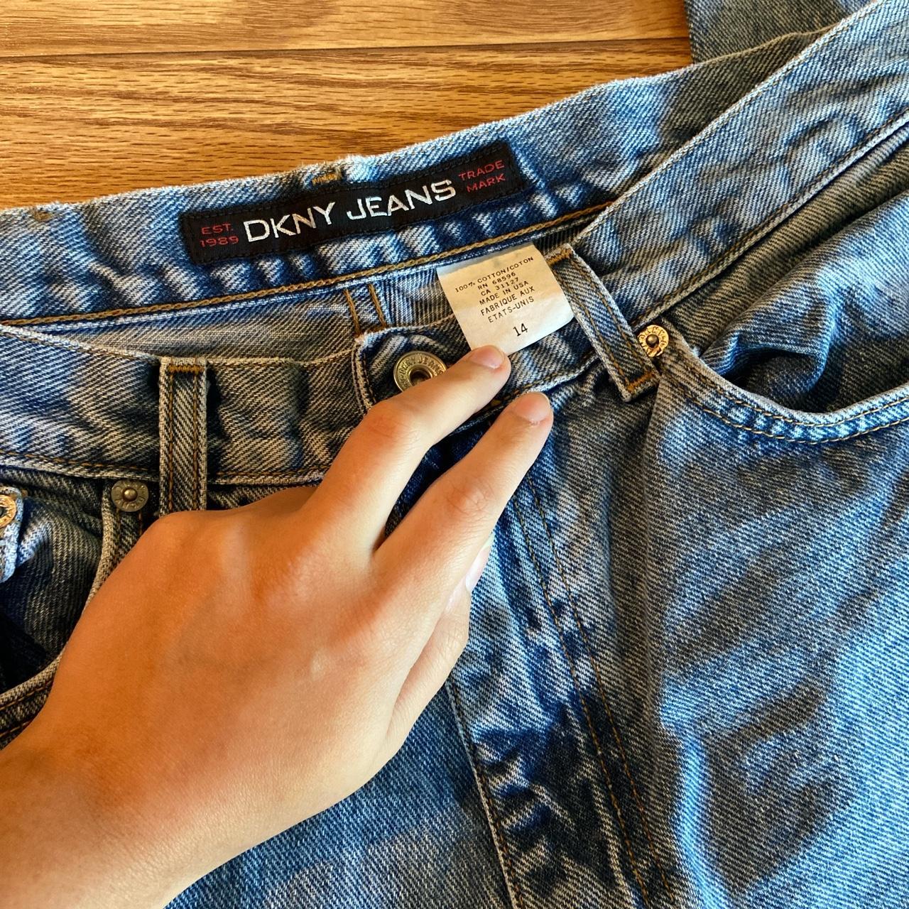 Made in USA jeans by DKNY ! Marked a size 14,... Depop