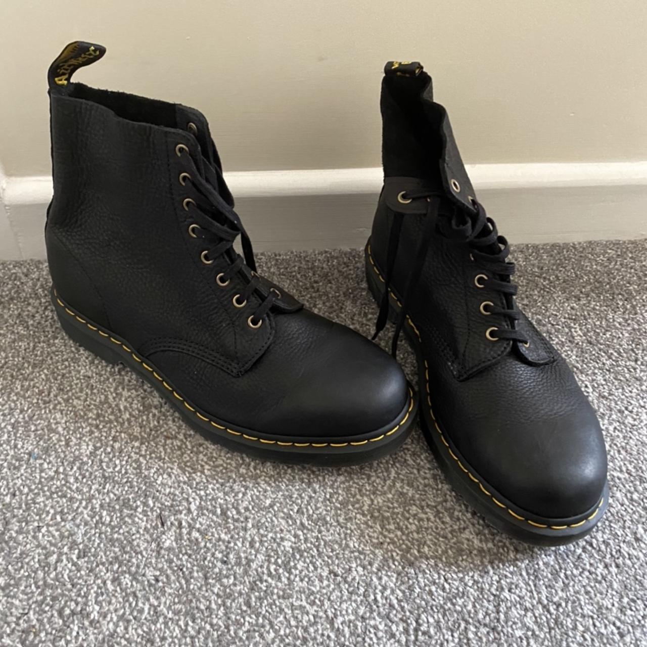 Dr Marten black pascal ambassador 1460 size 12. £150... - Depop