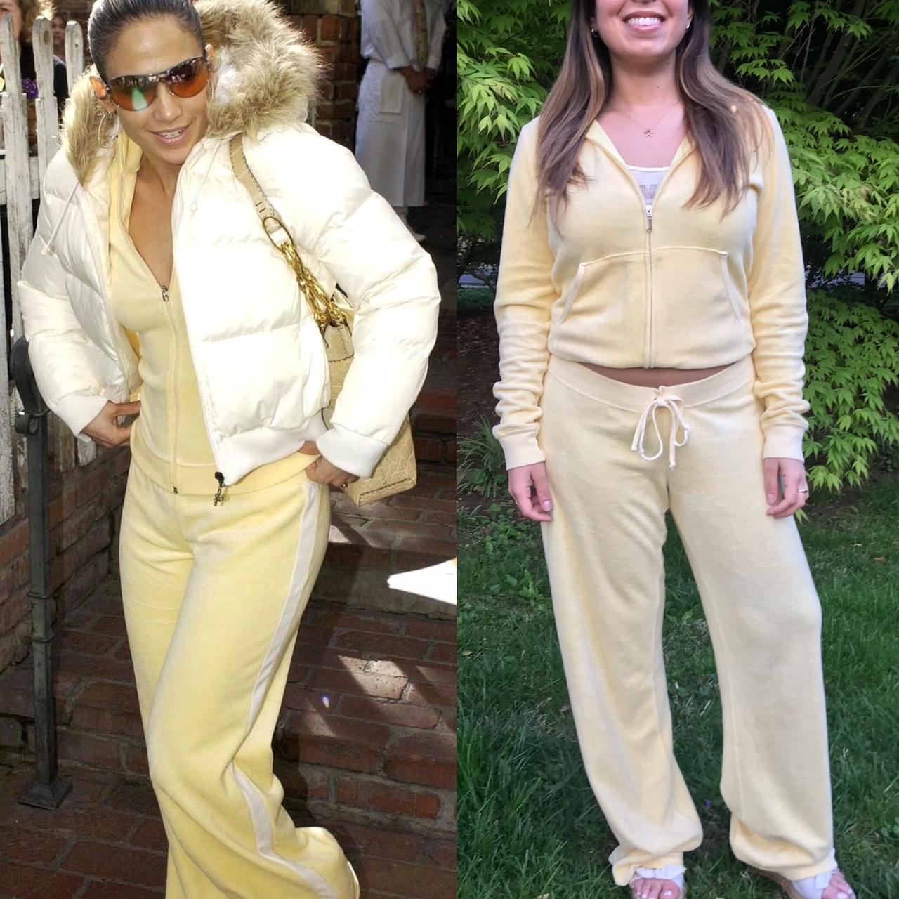 y2k yellow Juicy Couture Tracksuit 🌼 Major JLo... - Depop