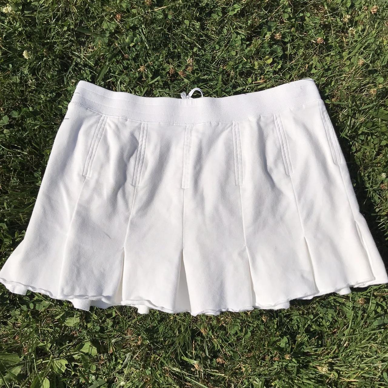 White Tennis Mini Skirt 🎾 🤍 Cotton stretch tennis... Depop