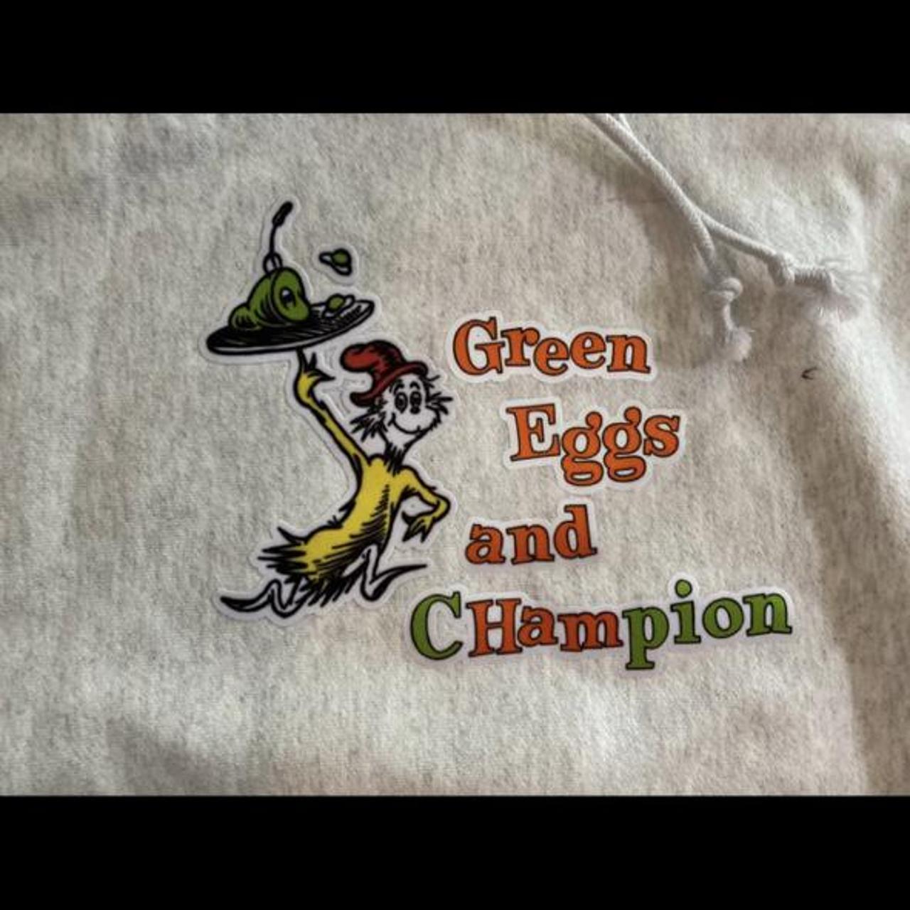 Green eggs and hot sale ham champion hoodie