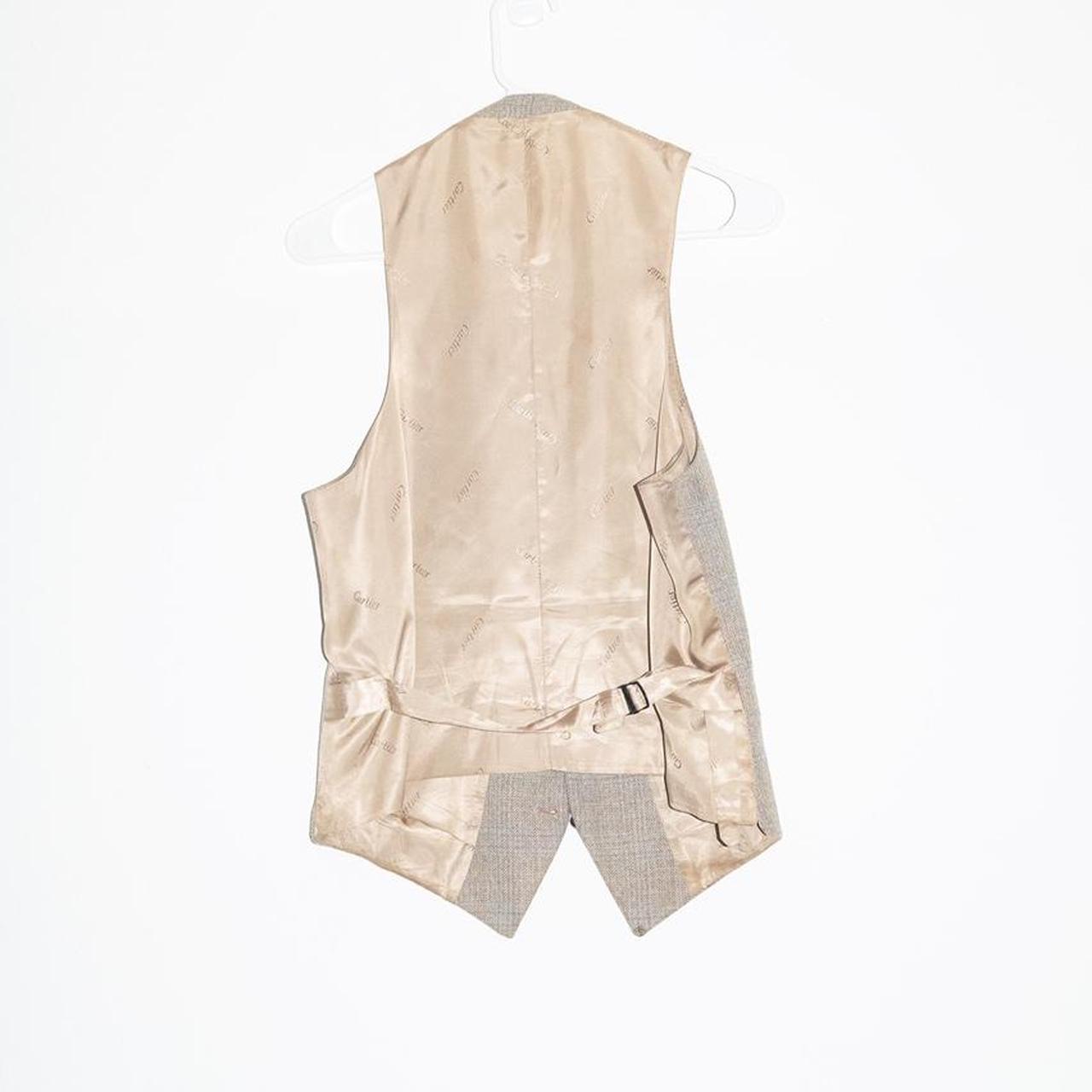 Cartier Vest Gold Cream Size M