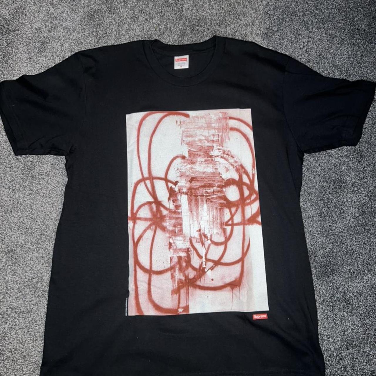 L☆黒☆Christopher Wool/Supreme 2001 Tee - Tシャツ/カットソー(半袖 ...