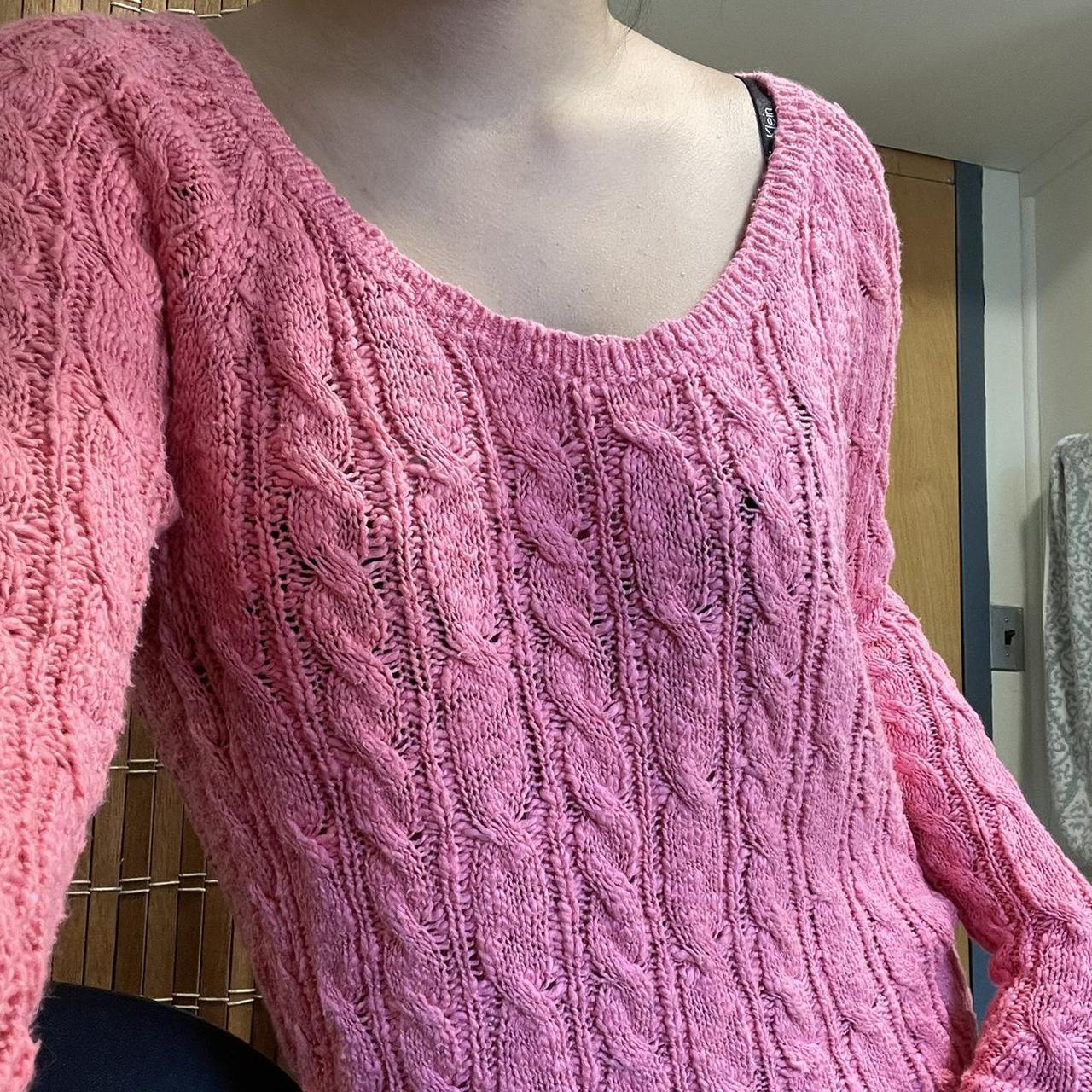 値引き上限 【M】supreme cable knit sweater pink ...