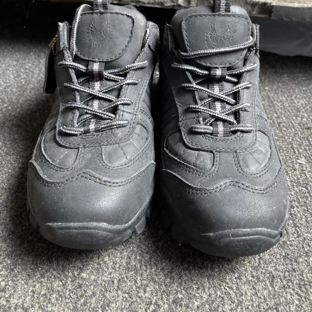 Black Vintage Lace Up Boots! FREE POSTAGE. Worn only... Depop
