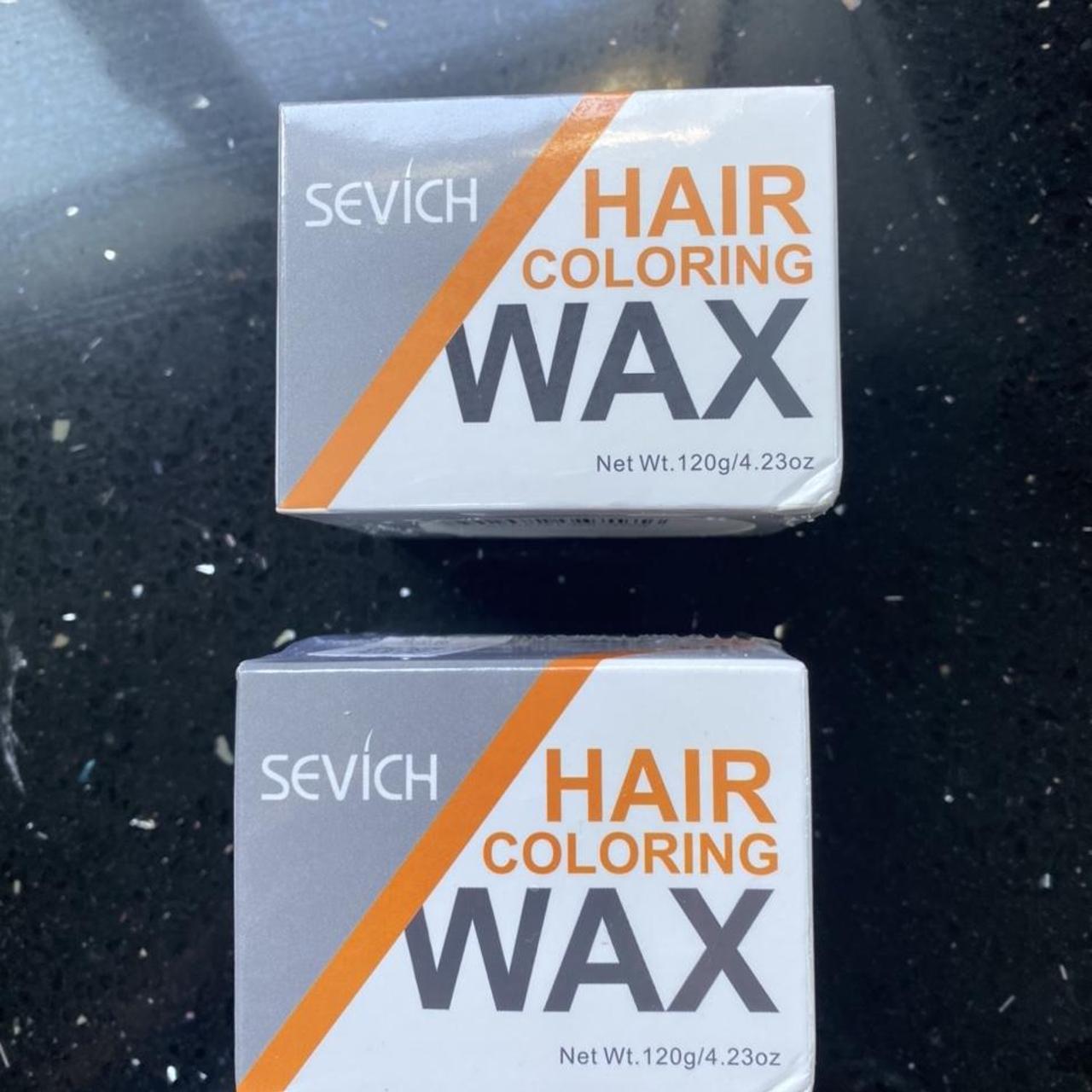 Sevich hair colouring wax, one red and one blue,... Depop