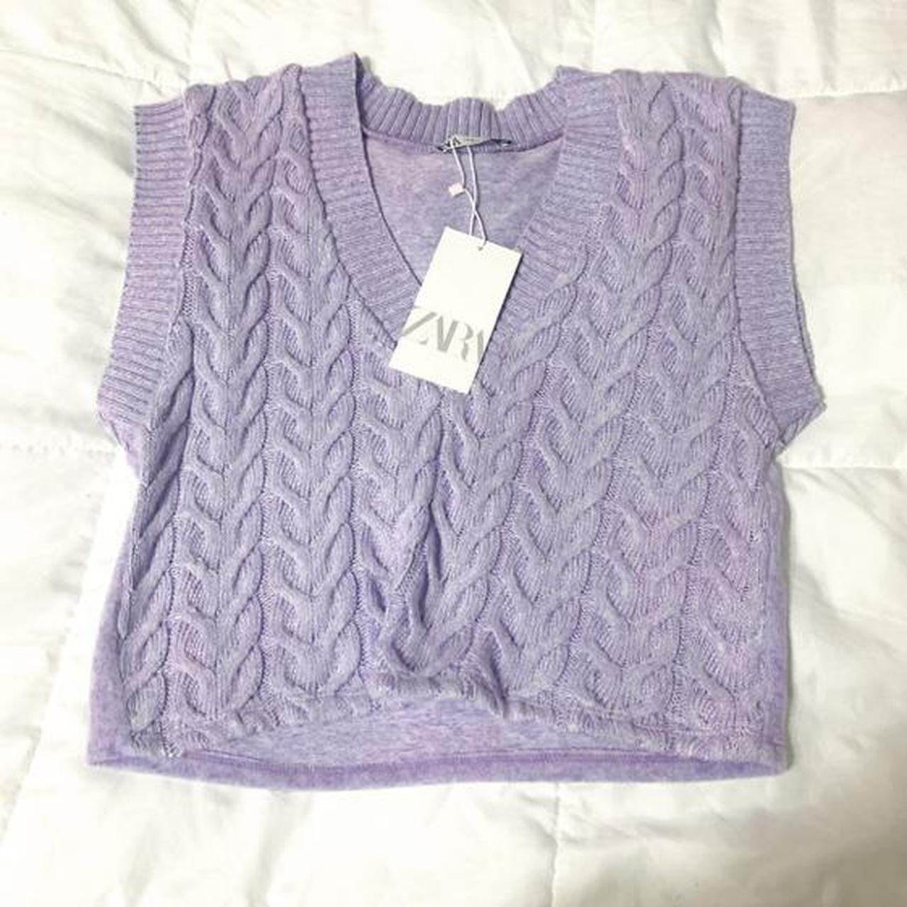 Zara Women's Purple Gilet