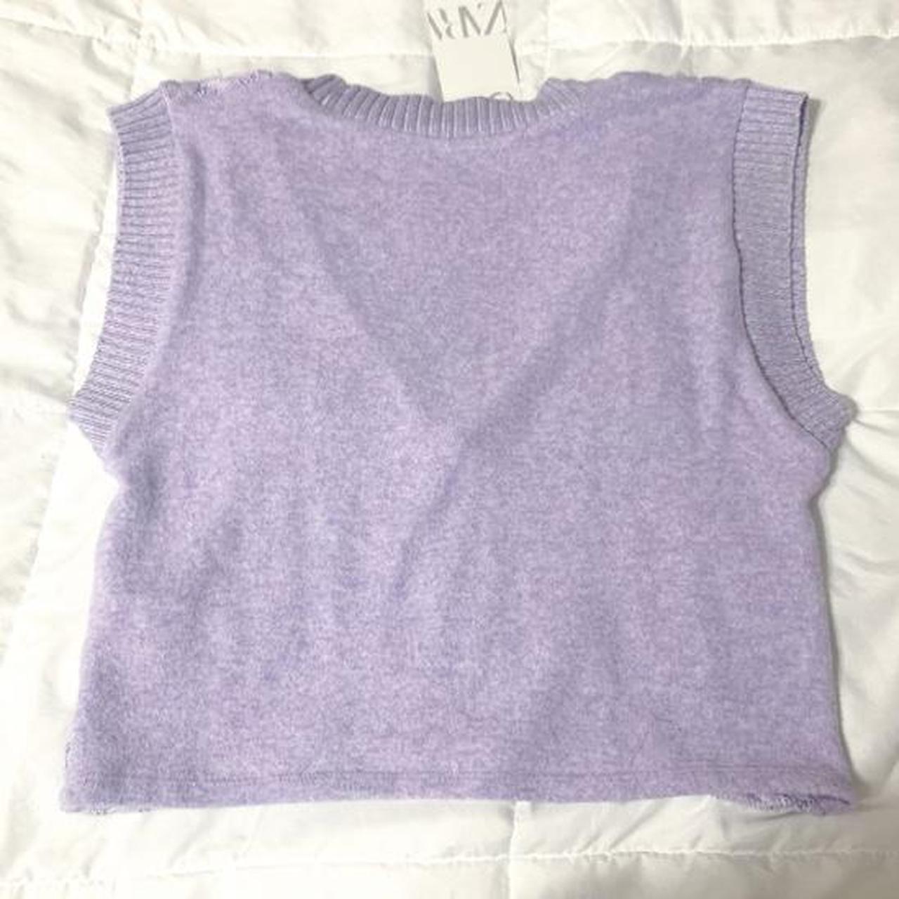 Product Image 2 - BNWT Zara purple sweater vest