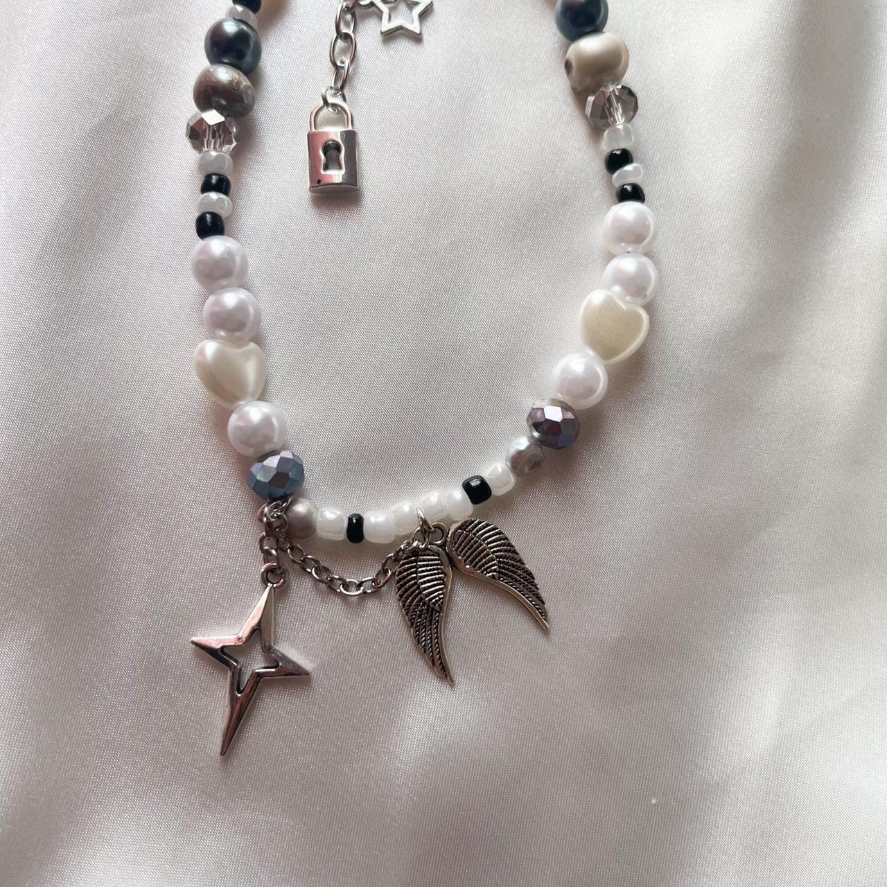 ﾟ handmade white Angel wings phone charm made... Depop