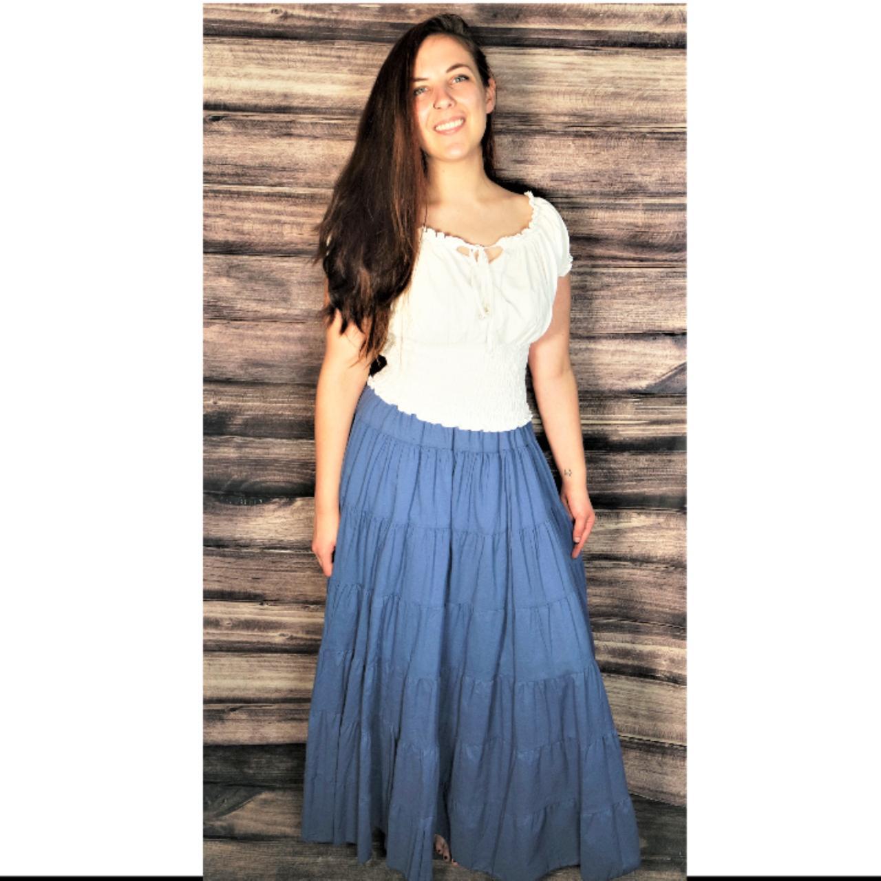 Peasant skirt outlet top