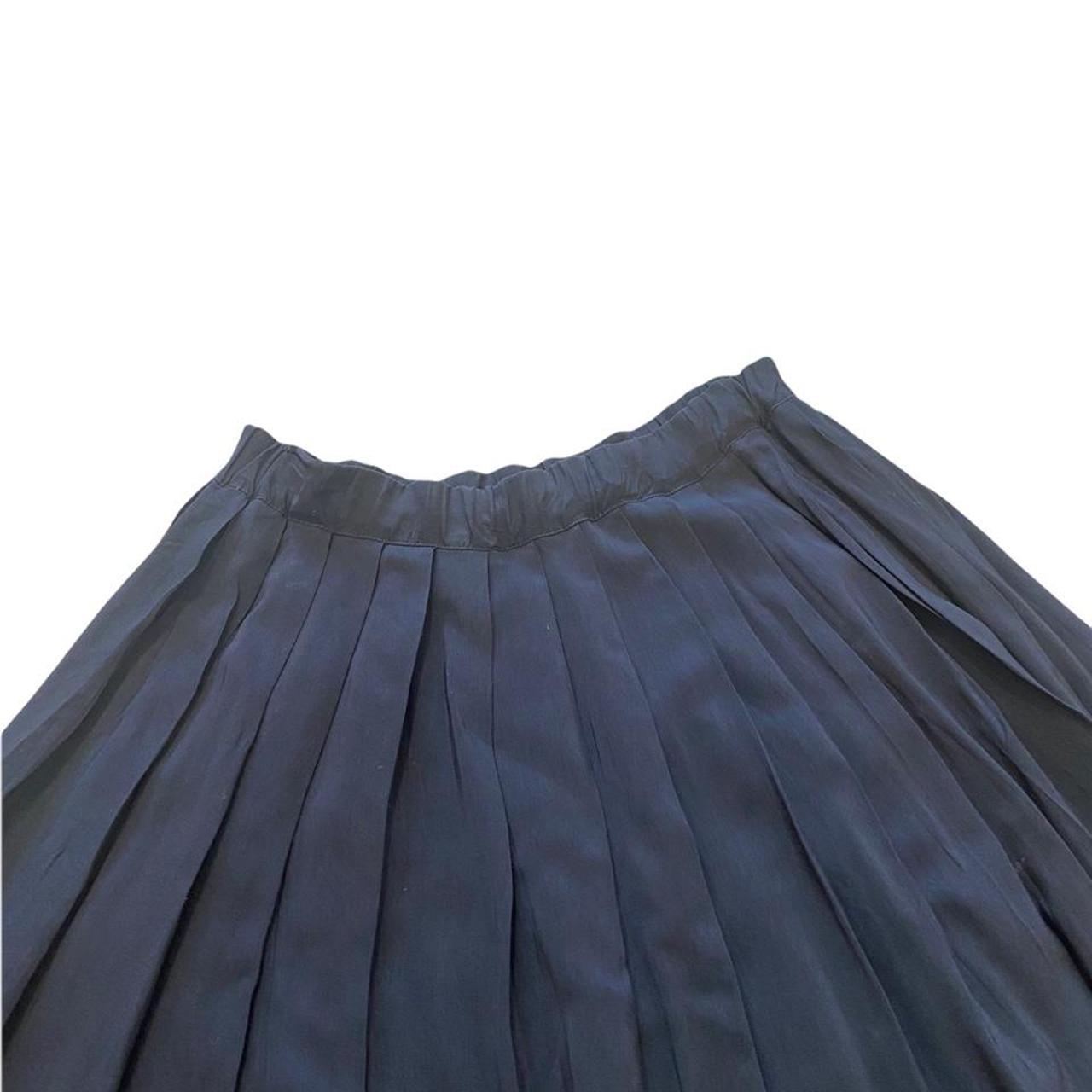 Vintage Retro Navy Pleated Skirts ️SIZE: 30”W... - Depop