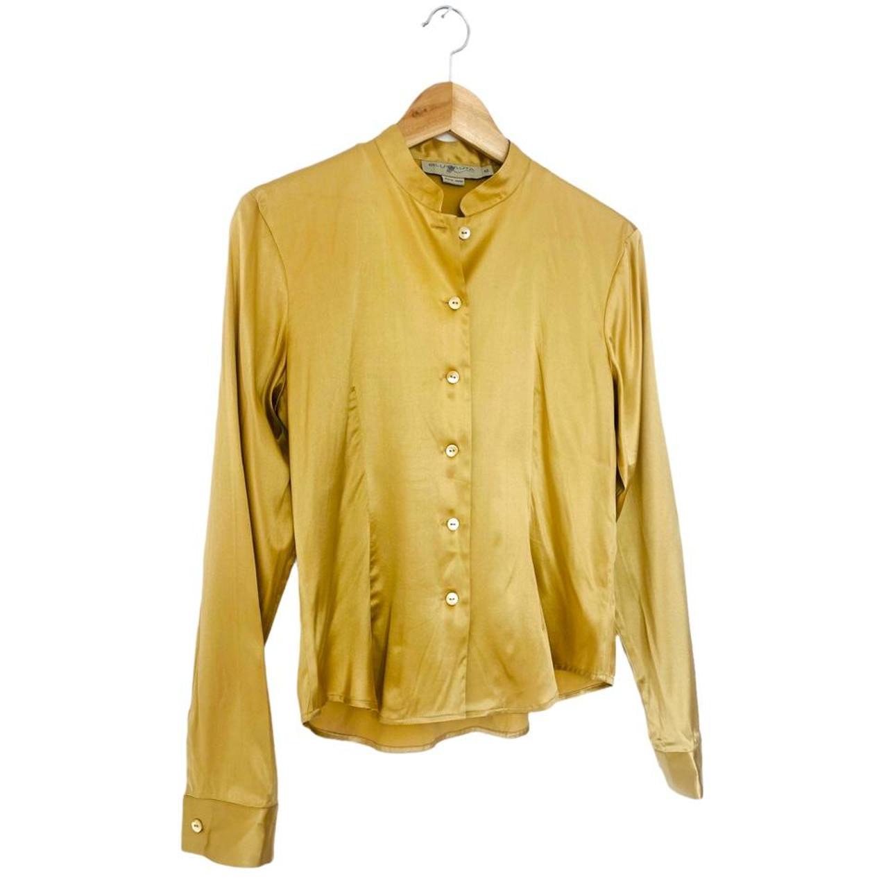 Women's Gold Shirt Depop