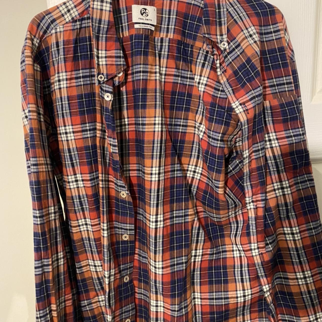 Worn few time mint condition paul smith checkered shirt - Depop