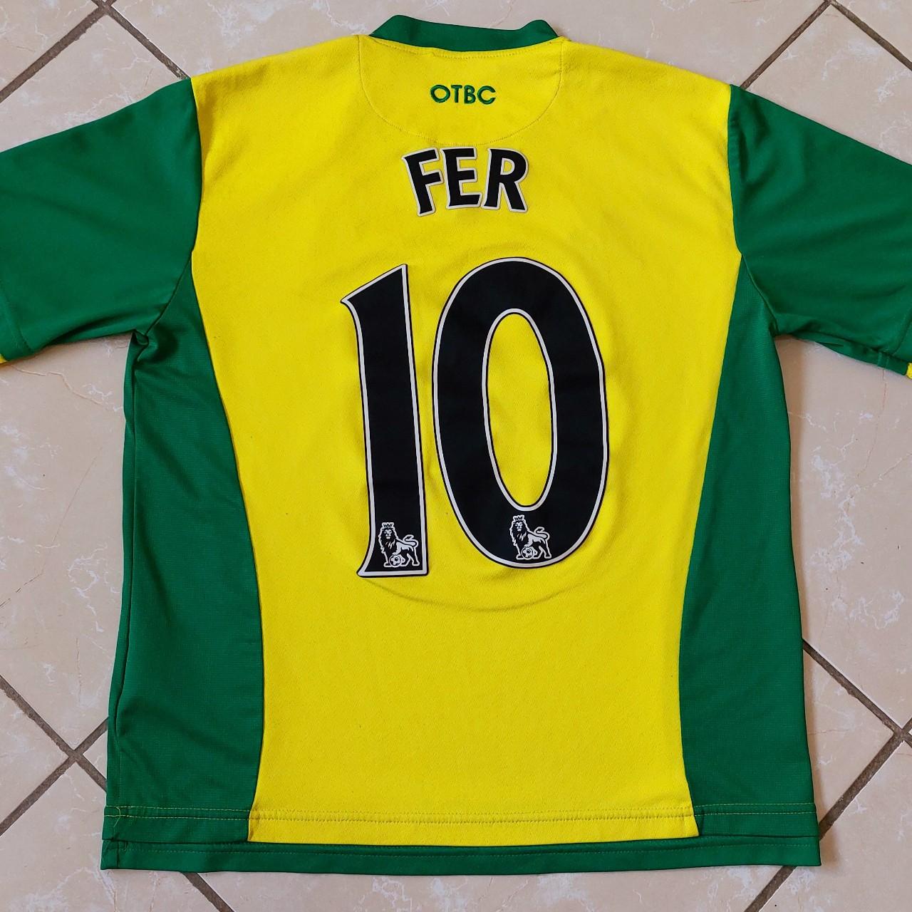 Norwich Officiel 2024 shirt Jersey Football Soccer Aviva Canaries Premier League Fer 10 Size S Adult