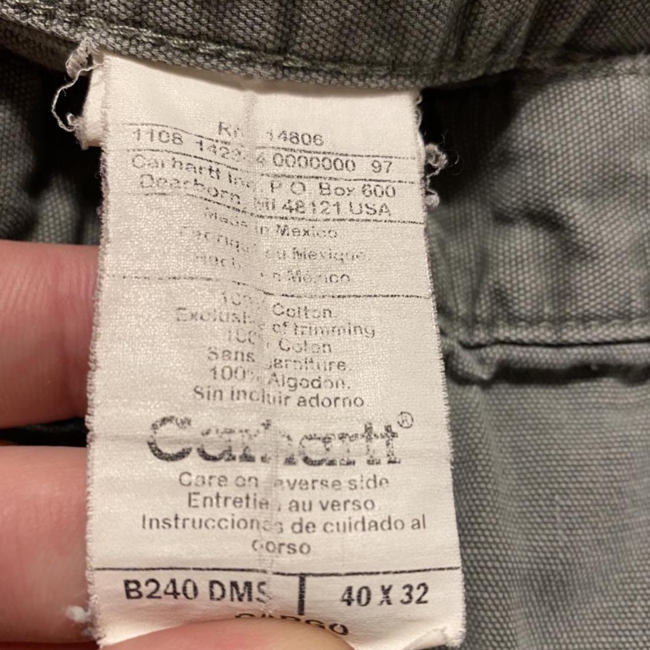 Vintage olive green Carhartt cargo pants.... Depop