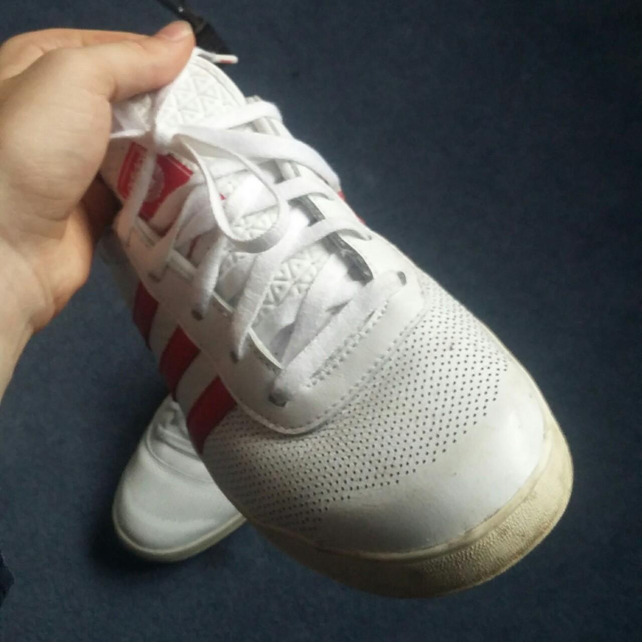 Adidas palace best sale pro white red