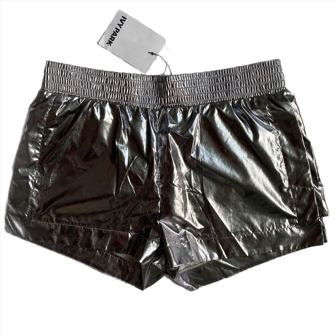 ivy park metallic shorts