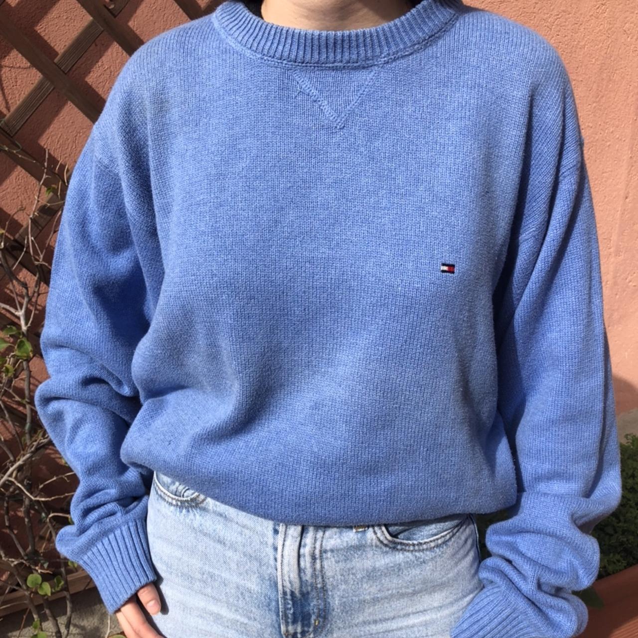 Light blue tommy outlet hilfiger jumper