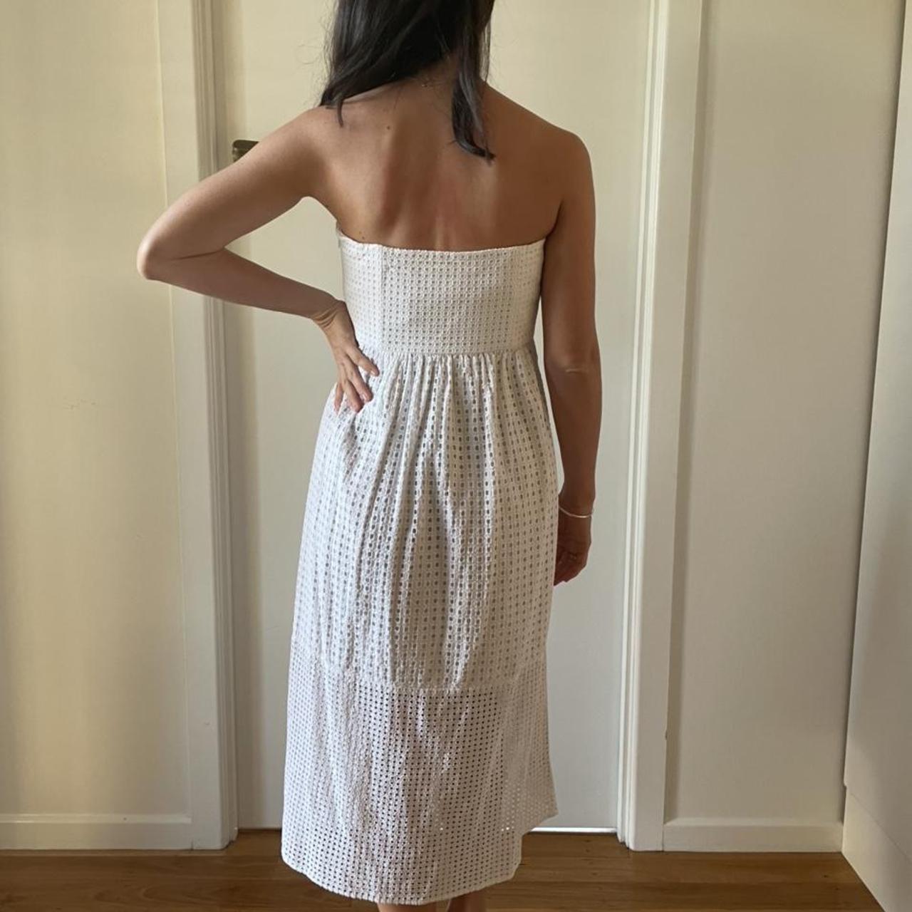 Country Road White Broderie Dress With Detachable Depop