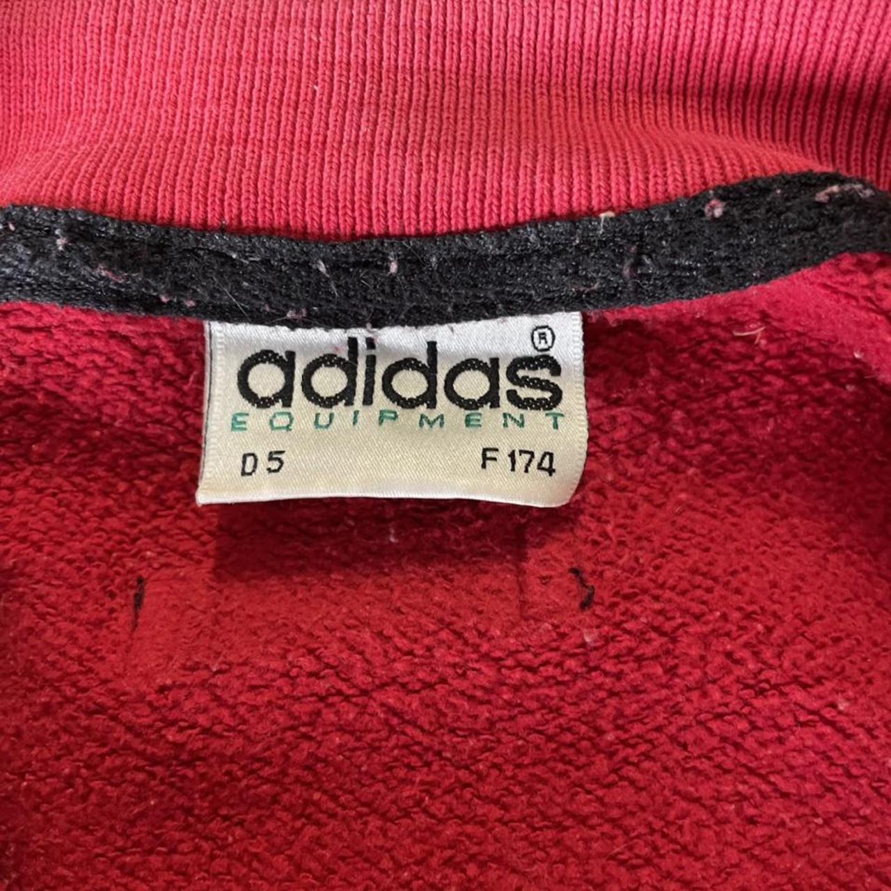 Vintage Adidas Equipment 1/4 Zip Sweater in... - Depop