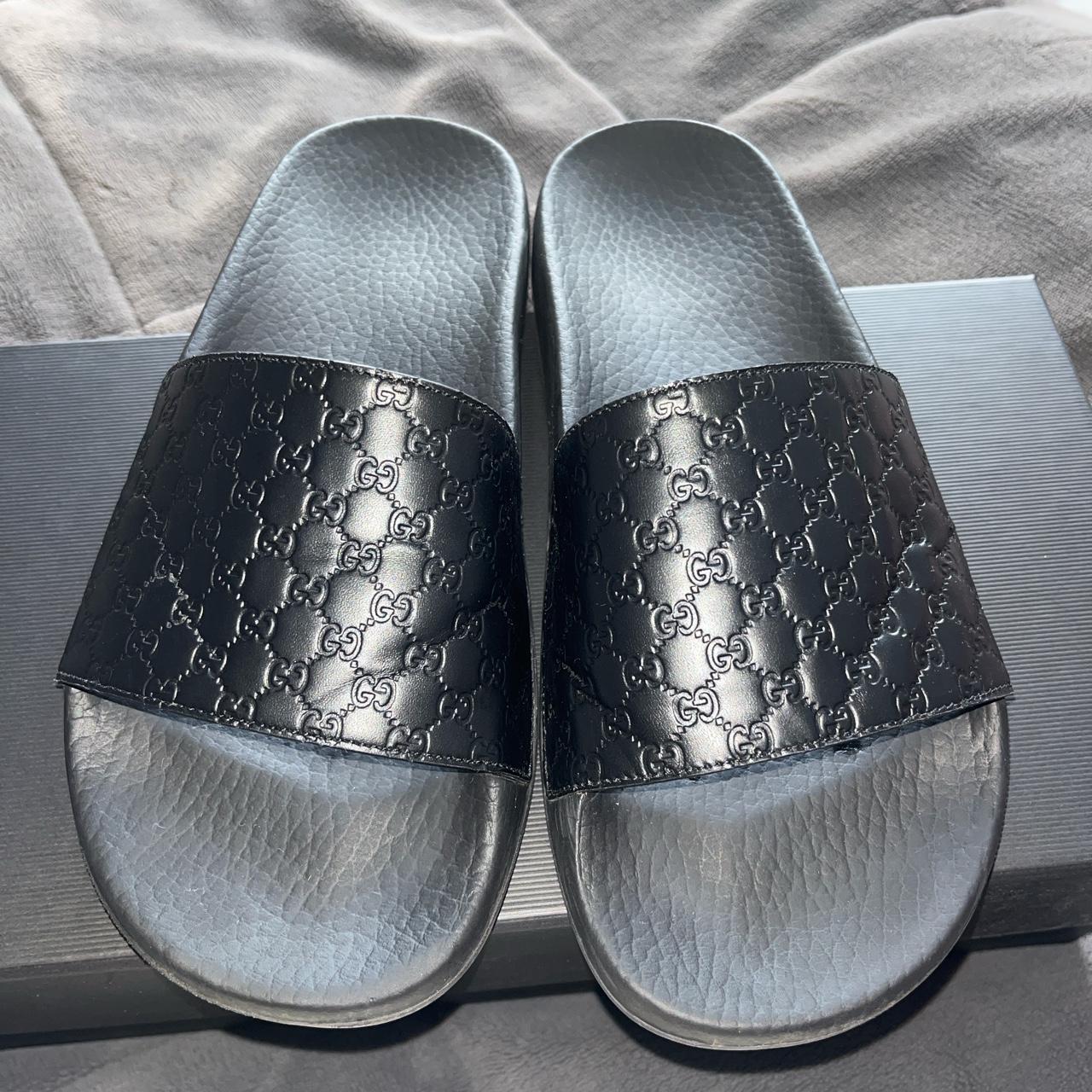 100 authentic Gucci women’s slides Size 3 but will... Depop