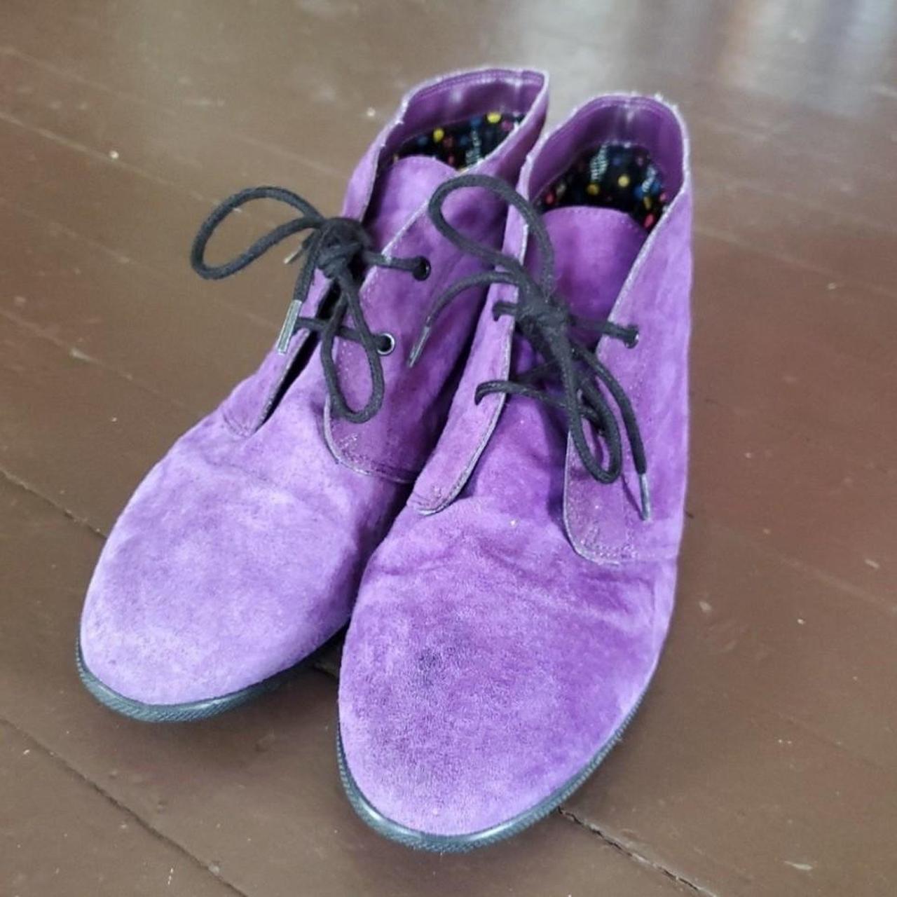 Women's purple hotsell suede boots