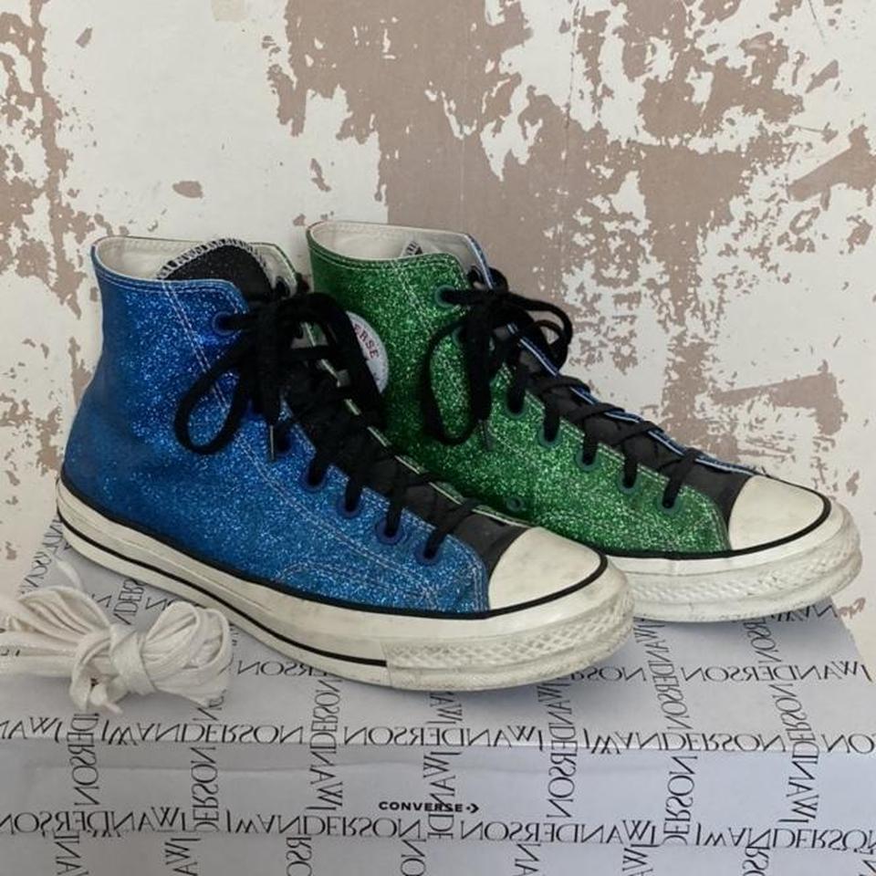 Jw anderson cheap converse blue green