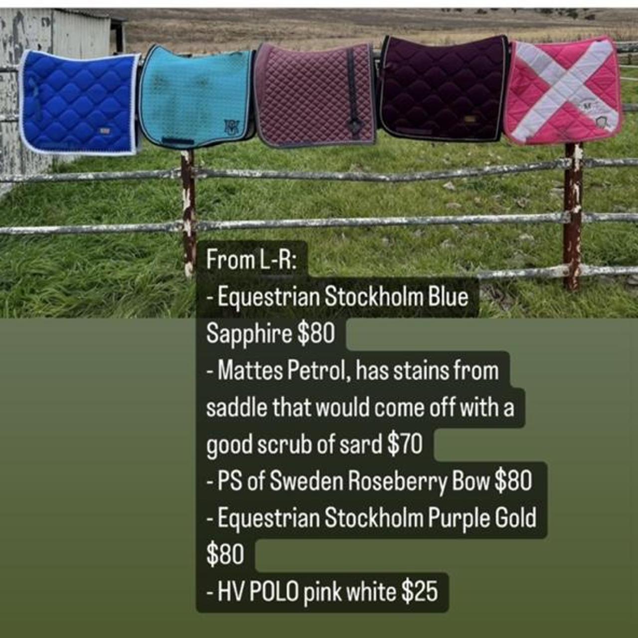 Saddle pads for sale. Prices and info on second... Depop