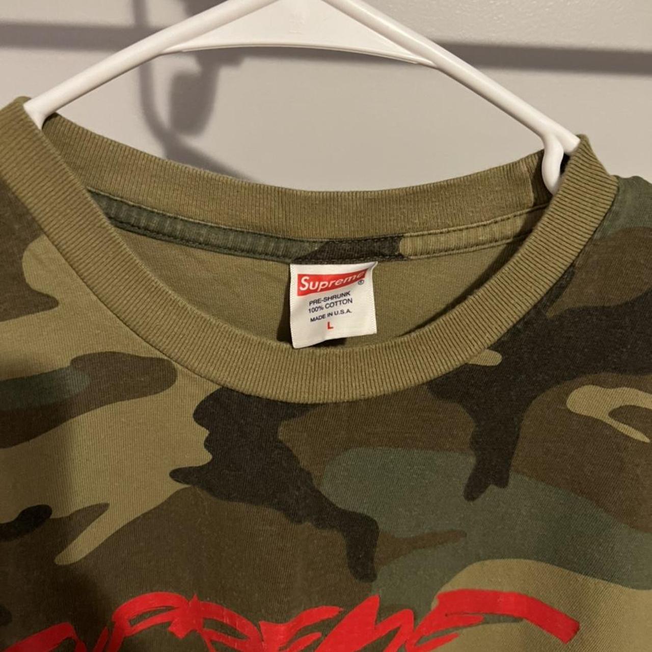 Supreme Justice For All t-shirt camo size... - Depop