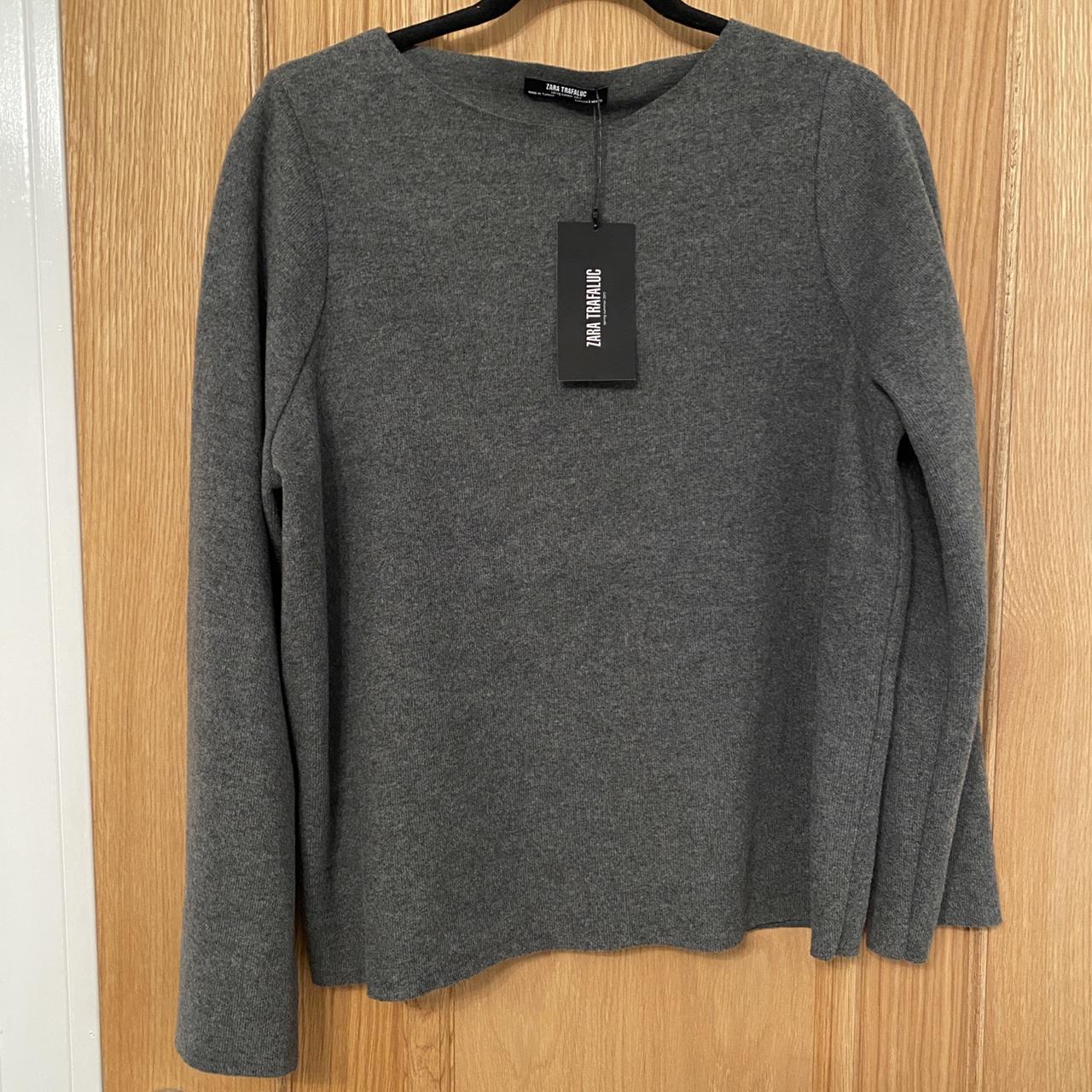 Zara Women's Grey Jumper Depop