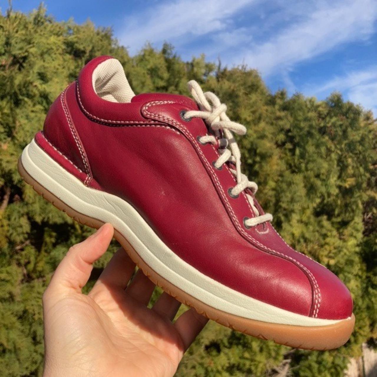Product Image 1 - Rockport Red Leather Women’s Sneaker