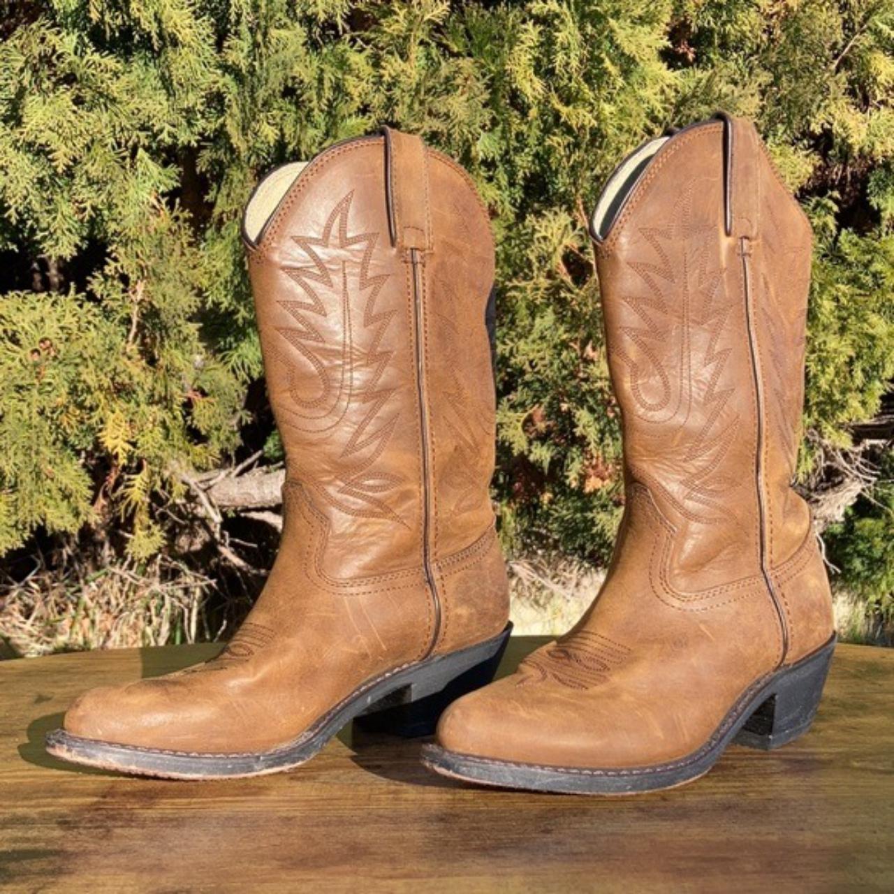 Product Image 4 - Durango Western Tan Leather Cowboy