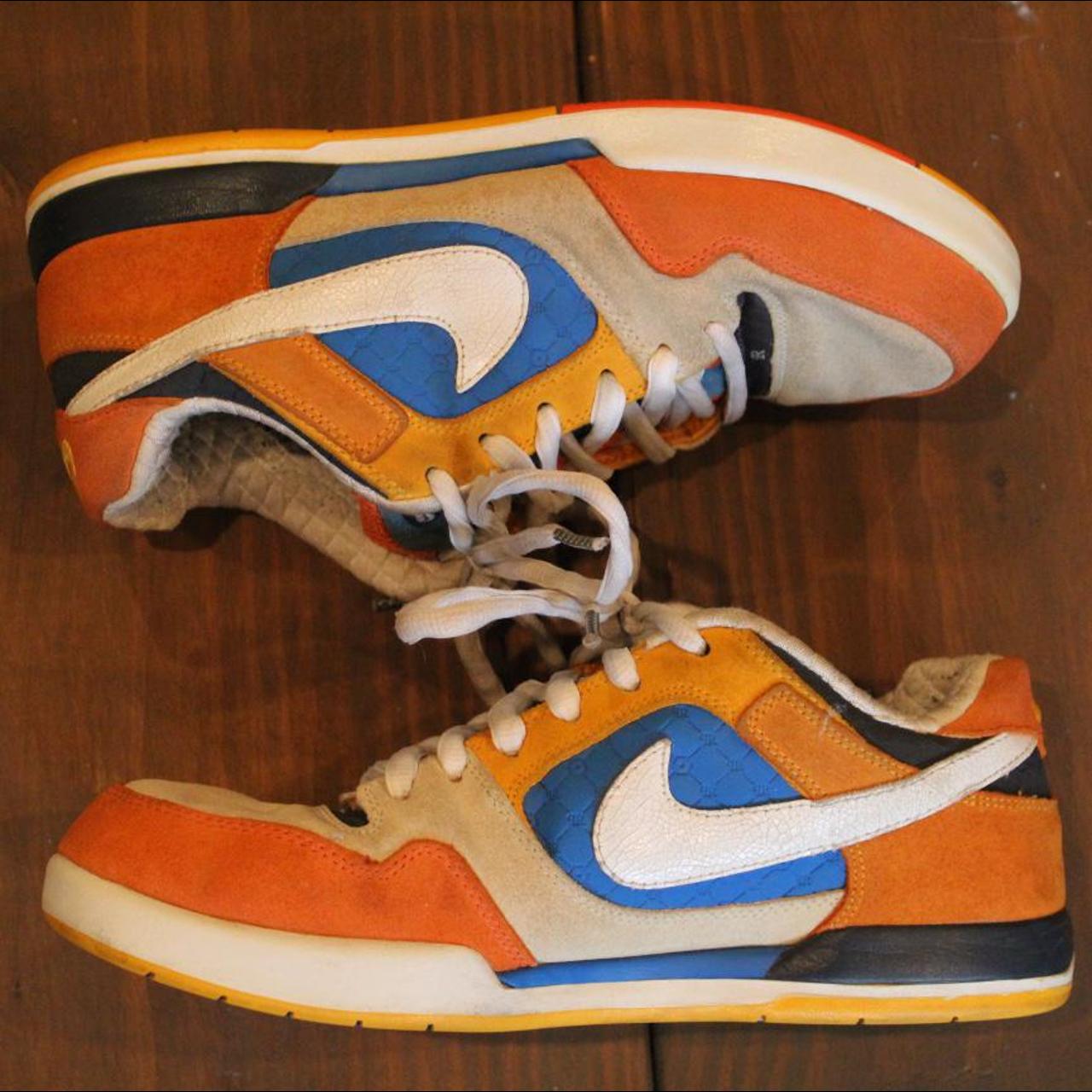 Rare orange and blue Nike #SB #PaulRodriguez 2... - Depop